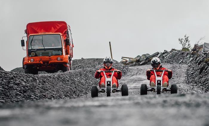 Quarry Karts at Zip World Penrhyn Quarry
